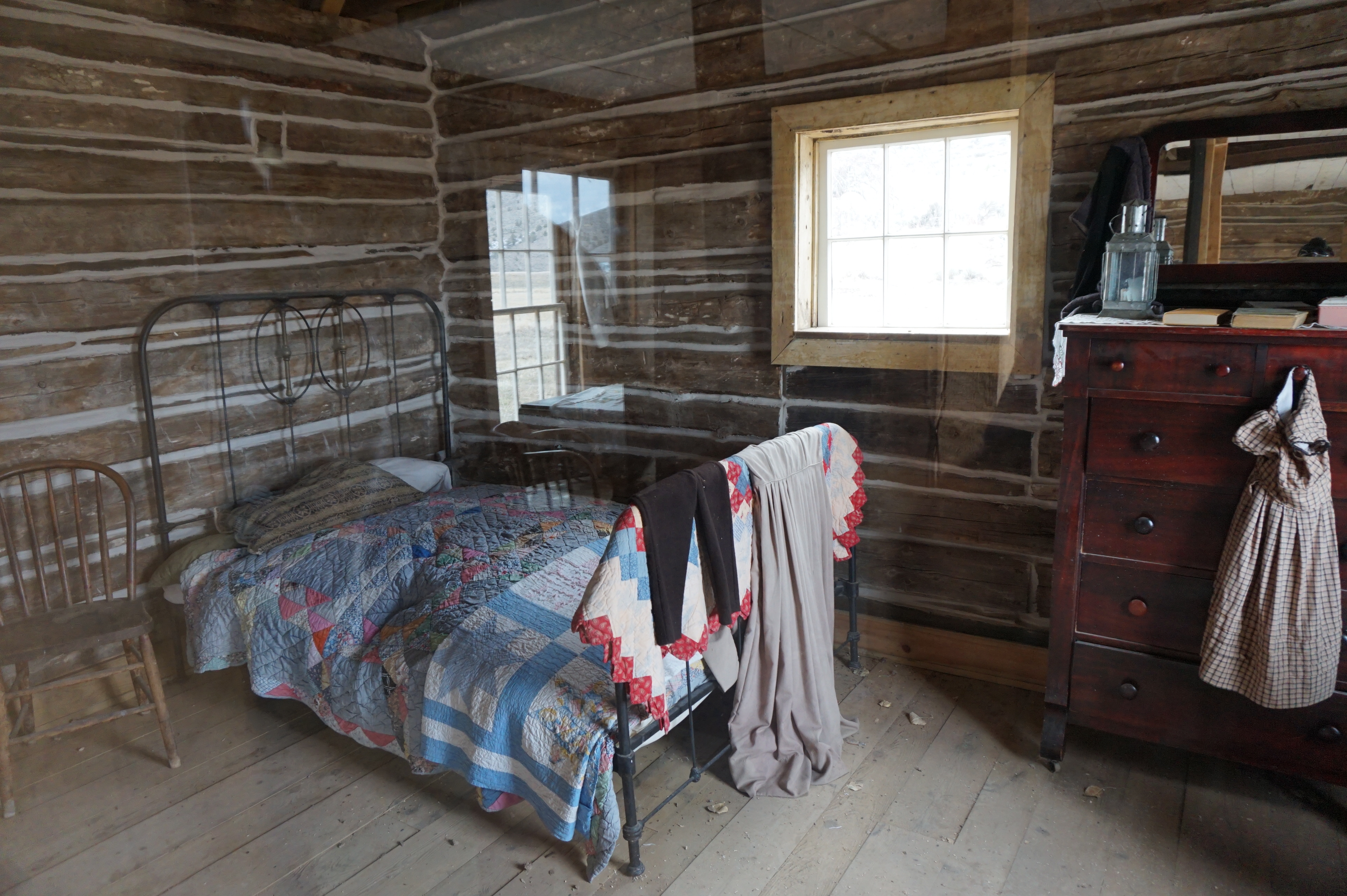 The interior of Butch Cassidy's childhood home