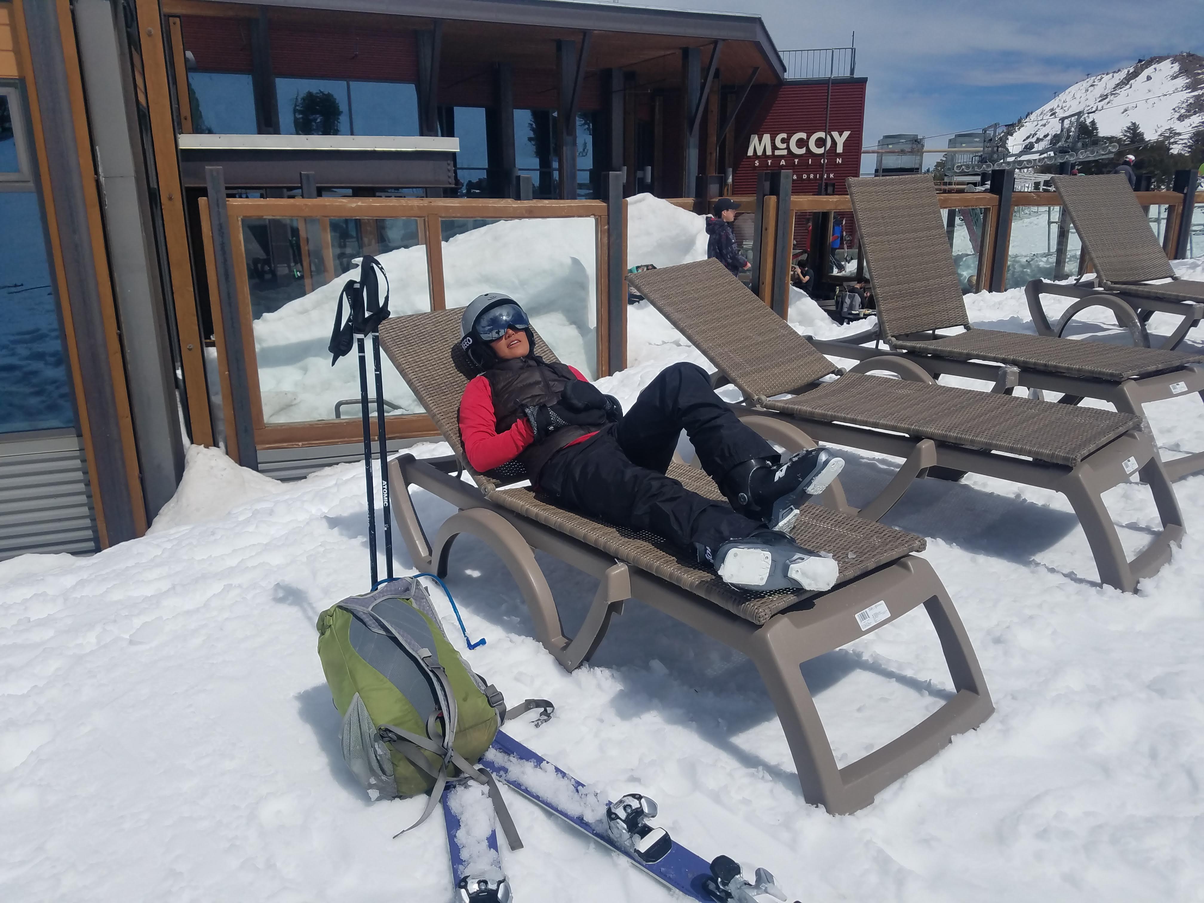 Apres ski lounge.