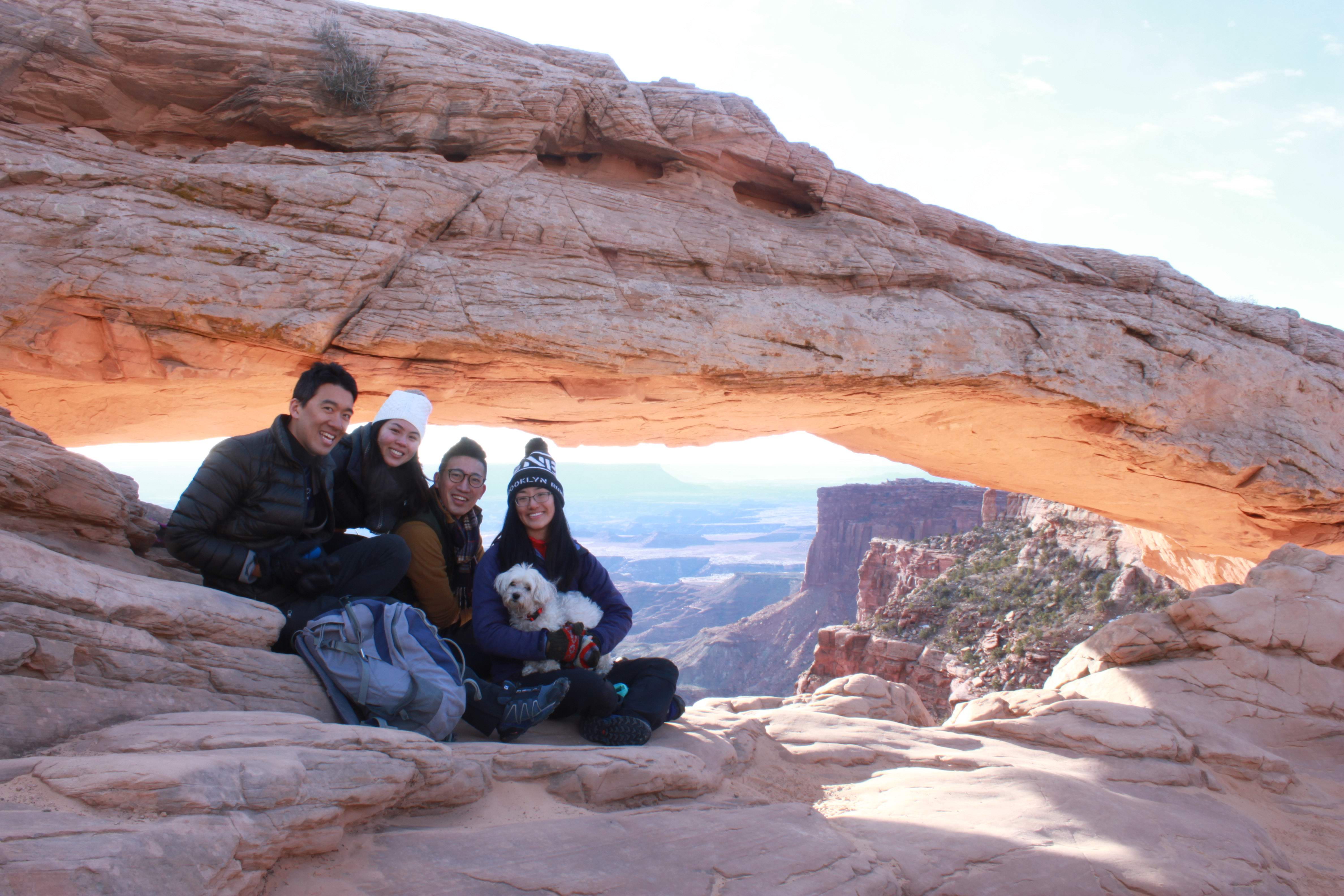 All of us at Mesa Arch