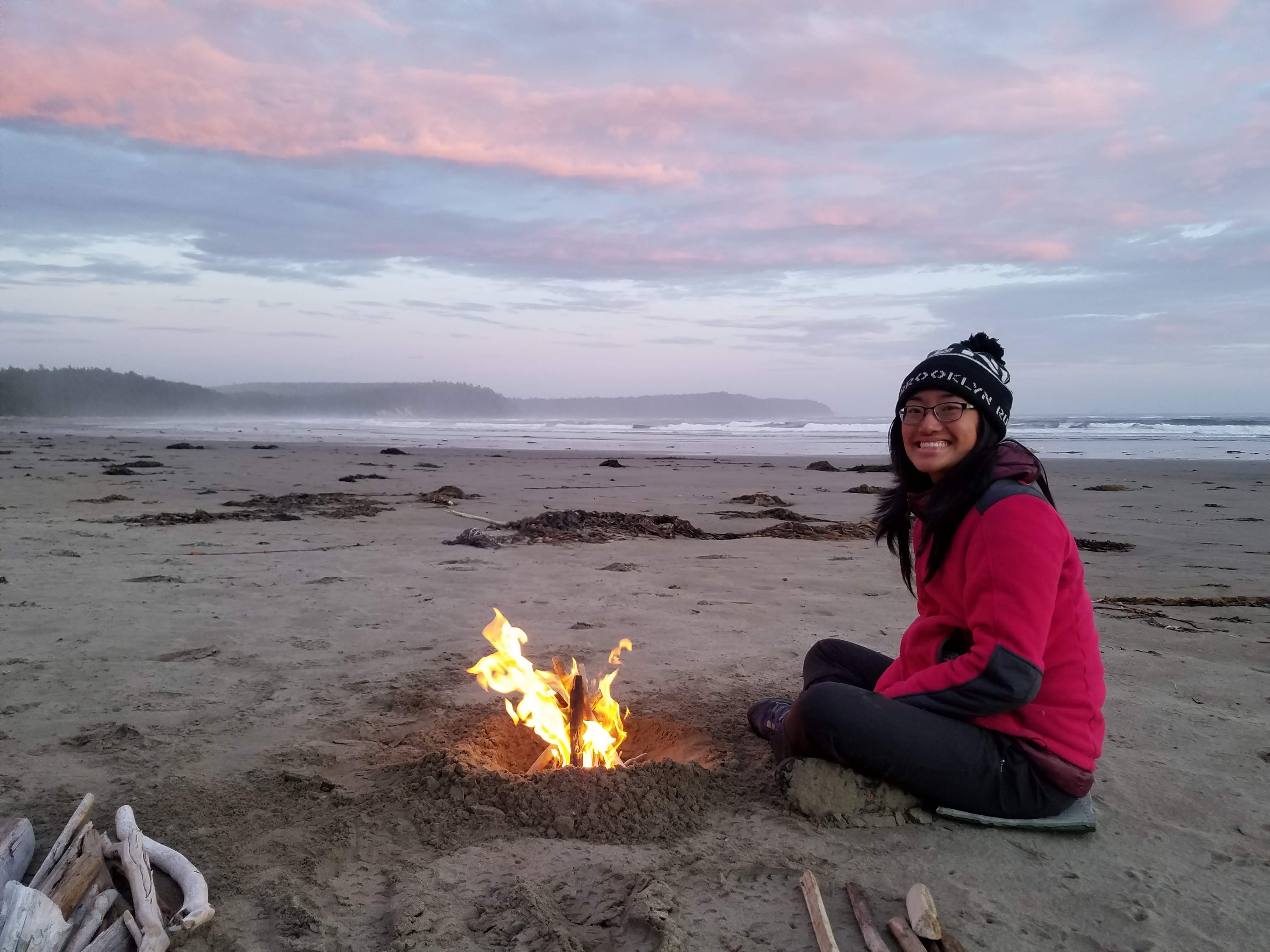 We burned driftwood for beach fires!